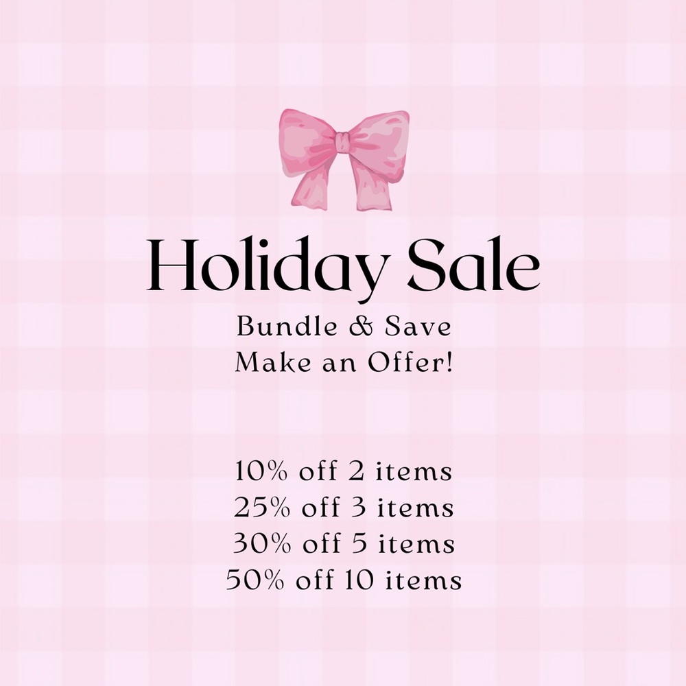 HOLIDAY SALE
